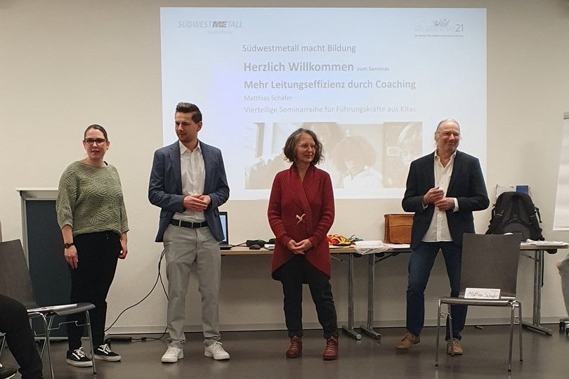 Begrüßung zum Auftakt des 4-teiligen Coaching-Seminars