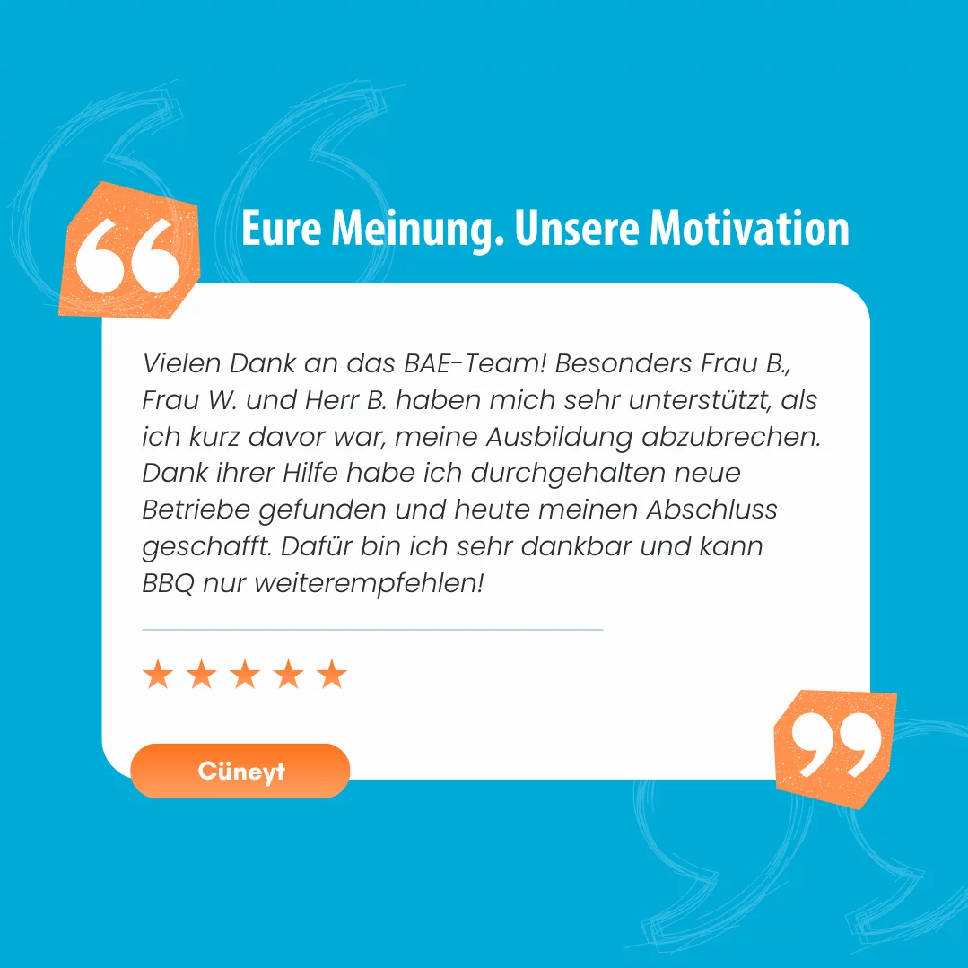 Eure Meinung. Unsere Motivation